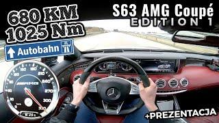 680 KM Mercedes S63 AMG Coupé - Ciśniemy 330 km/h!! Próba autostradowa i prezentacja.