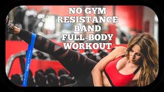 NO GYM - Resistance Band Home Workout - Upper & Lower Body