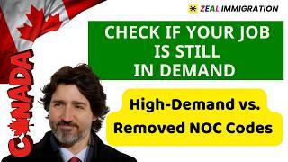 Canada PR 2025  New NOC Code Changes