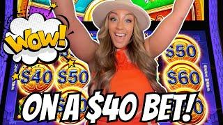 Landed Fine Fortunes Slot Bonus! On A $40 Bet  My Big Gamble Paid Off !