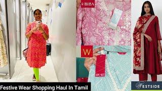 Kurtas & Suits Shopping Haul 2024 || Biba - W - Westside Shopping Haul In Tamil ||