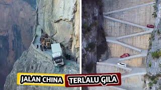 JALAN MENUJU DESA BERBAHAYA DI CHINA, SOPIR MEDAN KETAR KETIR