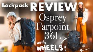 BACKPACK REVIEW AFTER 3 MONTHS - Osprey Fairpoint 36L With WHEELS