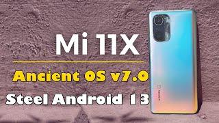 Ancient OS v7.0 Steel For MI 11X | POCO F3 Android 13 ROM Form Gaming 90FPS BGMI | Must use thermals