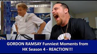 American Reacts to GORDON RAMSAY Hell's Kitchen Season 4 Best Moments REACTION