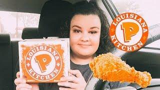 Popeyes Mukbang! | Chicken Tenders, Cajun Fries, Biscuit