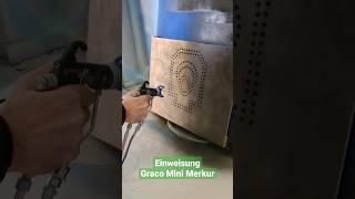 Einweisung einer Graco Mini Merkur in der Airless Discounter Akademie #airless #graco #minimerkur