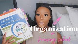 HOW TO STAY ORGANIZED IN NURSING SCHOOL | Organization TIPS!