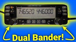 Ham Radio: Icom 2730A Dual Band Transceiver Overview and Demo