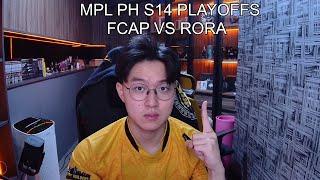 FCAP VS RORA! WHO GOES TO M6?? MPL PH S14 PLAYOFF MIRKO WATCHPARTY