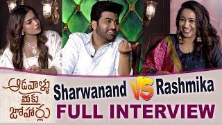 Sharwanand And Rashmika Mandanna Interview | Aadavallu Meeku Johaarlu | Chitrapuri Tv