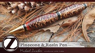 Pinecone & Resin Pen: Making of