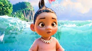 Moana Clips - Baby Moana Discovers the Ocean (2016)