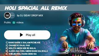 HOLI SPACIAL FULL ALBUM REMIX | TOP 5 UNIQUE EDM SIDAY REMIX | DJ SIDAY REMIX 2025 NEW