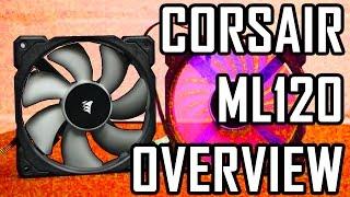 Corsair ML 120 Fans Overview / Review (What is Mag Lev?) DinoPC