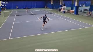 Arthur Reymond's spectacular and aggressive tennis against Tristan Lamasine (French Interclub Pro A)