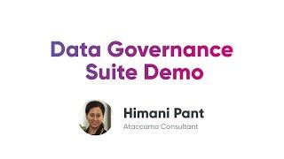 Data Governance Platform Demonstration