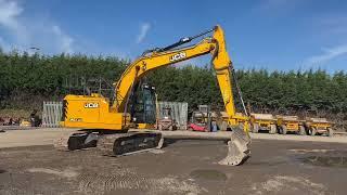 JCB 140XLC steel tracked excavator