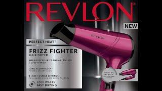 Revlon RVDR 5229 || Hair Dryer || Frizz Fighter || 2200 Watts || Heat Setting || Pink || 2023