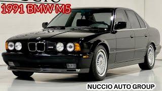 1991 BMW M5 E34  - THE HOLY GRAIL - Nuccio Auto Group with  "Chris Drives Cars" Review Chris Moran