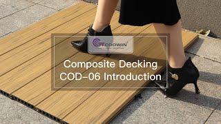 COOWIN® Composite Decking COD 06 Introduction