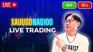 LIVE TRADING - XAUUSD//NASDAQ (THURS, 10th OCTOBER 2024)