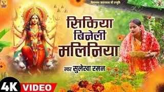 #देवी गीत पचरा 2024 #सिकिया बिनेली मलिनिया  HD Video || Singer Sulekha Raman