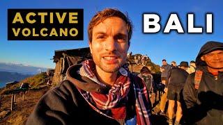 Hiking An Active VOLCANO in BALI! Mount Batur