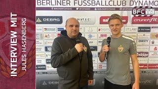 BFC-TV: Jules Hasenberg über Schule, Fußball und das Leben im Internat