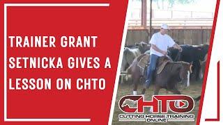 Trainer Grant Setnicka Gives A Lesson on CHTO