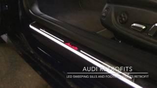 Custom Sweeping LED Sill Plates And Footwell Lights Retrofit