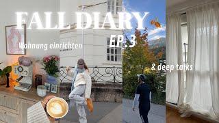 FALL VLOG EP.3  // Wohnung weiter einrichten, Therapie Update, Zimtschnecken, Tanzen, style & talks