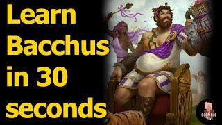 HOW TO PLAY BACCHUS IN 30 SECONDS - Quick Smite God Guide