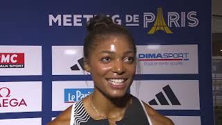 Gabby Thomas Wins 2023 Paris Diamond League 200m