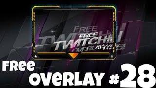 STREAM OVERLAY FREE DOWNLOAD#28 / OBS STUDIOS YOUTUBE/TWITCH / Deutsch / Germany