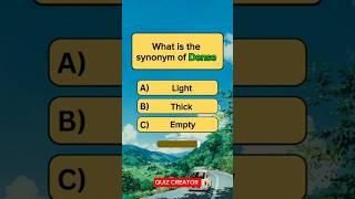 English Quiz #ytshorts #shortsfeed #youtubeshorts #quiz #englishquiz #shortsbeta #shorts #synonyms
