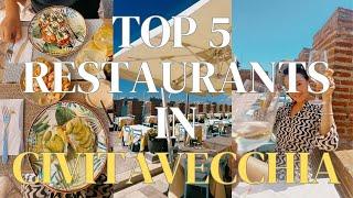 TOP 5 HIDDEN GEM RESTAURANTS IN CIVITAVECCHIA ITALY | CRUISE TRAVEL