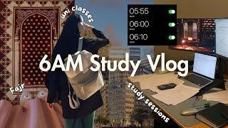 Become the BEST student: My "IDEAL" Study Routine (6am morning, productive, cozy)