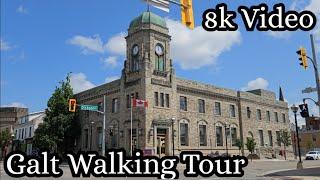 Galt, Cambridge, Ontario, Canada Walking Tour - 8k Video #cambridge #galt #ontario