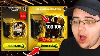 İŞTE O AN ÜCRETSİZ 103-105 GEN BALLON D’OR PAKETİNİ AÇTIM ÇILDIRDIK TARİHİ PAKET AÇILIMI FC Mobile