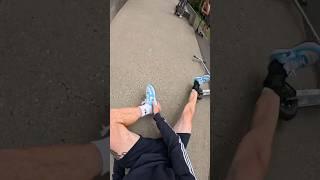 rest in peace my ankle #scooter #skatepark #challenge #fail