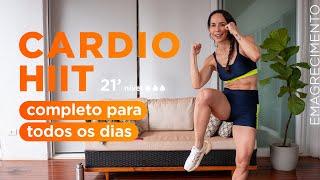 Treino CARDIO HIIT - 21 minutos - todo em pé - Carol Borba