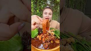 เหลาแซลมอนกุ้งสด #ตั้มมี่channel #ตั้มมี่หิวข้าว