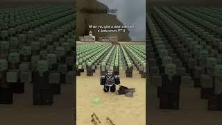 when you give someone a Jade blade in Dead rails
