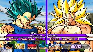 GOKU vs VEGETA 5x5 TODAS as TRANSOFORMAÇÕES Atualizado (DBZ Tenkaichi 3)