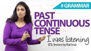 The Past Continuous Tense (I was Sleeping) - Free English Grammar Lesson