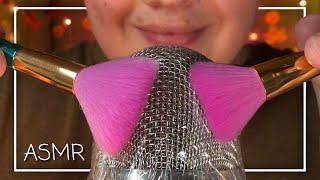 ASMR 1 Hour Double Crinkle Brushing over the Microphone! (No Talking)