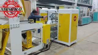 Folding rolling bag making machine