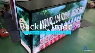 Backlit Trade Show Display Counter