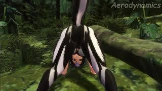 skunk girl farting